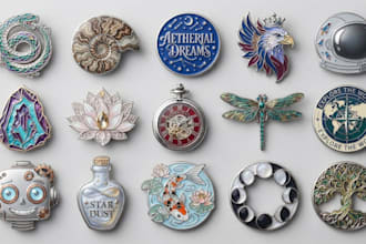 design custom enamel pin artwork for your brand