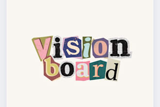 design a personalized vision board for your dream life