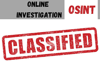 be your cyber security consultant for discreet online investigation osint expert
