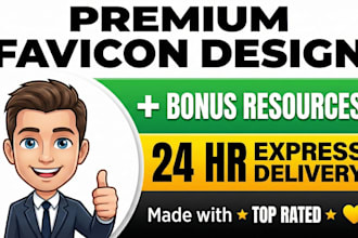 design favicon for you in 24h with bonus