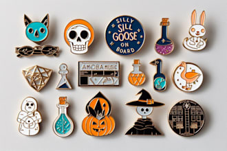 create enamel pin artwork with fast delivery in 24h