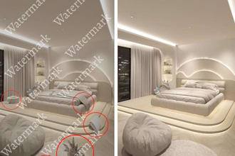 remove and add any objects and watermark and can retouch