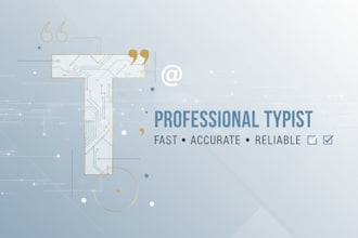 do professional typing services