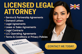 online lawyer to draft legal contracts and agreements for business, consultation