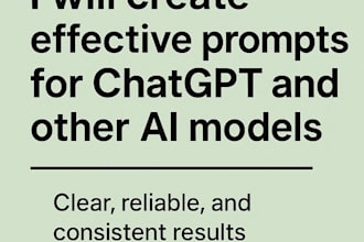 create clean, effective prompts for chatgpt and other ai models
