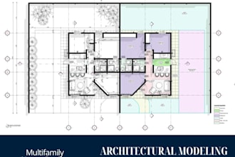crearé planos arquitectónicos estructurales y mep en revit