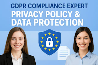 draft gdpr compliance privacy policy, complaint documents and data protection
