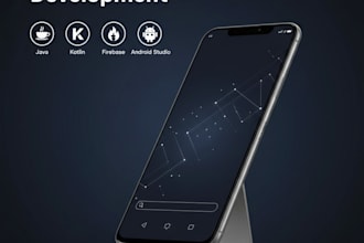 develop a professional android application with modern UI
