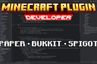 develop custom minecraft plugins in java
