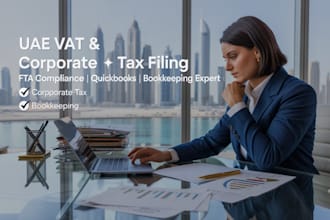do uae vat filing, corporate tax registration, and bookkeeping in dubai