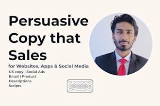 write user focused UX copy that convert into sales