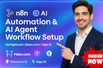 build n8n automation workflow ai agent gohighlevel automation vapi relevance ai