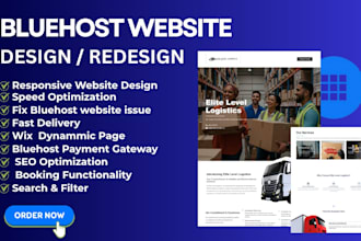 clone and revamp bluehost website
