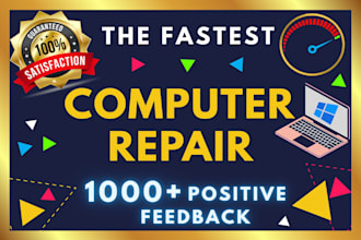 be your PC expert to fix slow PC, windows errors, updates, and boost performance
