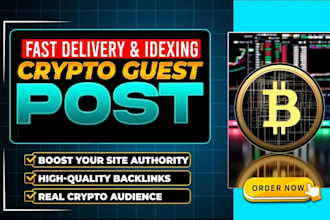 publish crypto guest post with high authority dofollow backlinks