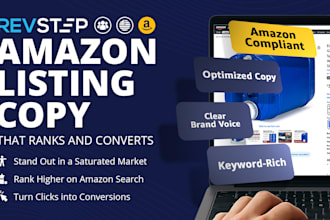 write optimized amazon listing copy designed to rank and convert