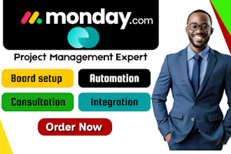 setup monday monday crm airtable clickup make com automation monday com expert