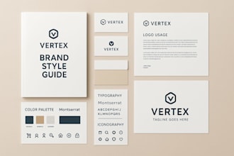 design brand style guides, logo design with brand identity, bran style guides