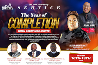do an outstanding church flyer or event flyer design