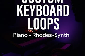 play piano, rhodes or synth for your track or concept