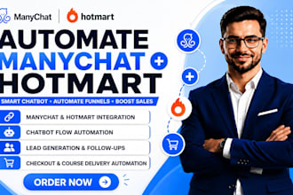 integrate manychat with hotmart for sales funnel automation
