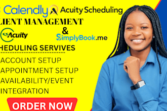 setup calendly, acuity scheduling, acuity simplybook me, book like a boss, blab