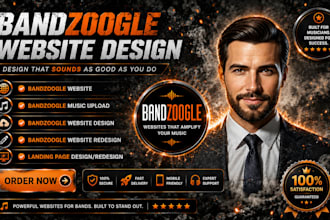design bandzoogle music website for djs and artists