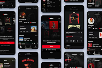 develop music streaming app video streaming app music streaming website