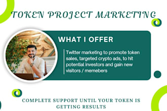 do twitter marketing, token sales, crypto promotion, memecoin, telegram token ad