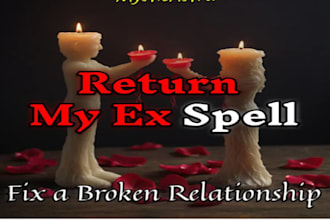 cast an obsession love spell, ex back spell to make them crave and miss you