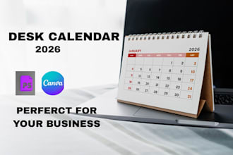 design a custom printable calendar wall calendar or desk calendar