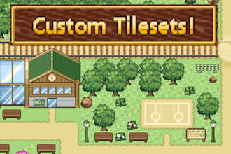 make you a custom tileset for your indie rpg top down game