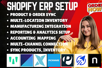 setup shopify erp plentyone weclapp mrpeasy xorosoft pickware upseller notedesk