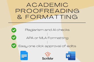 proofread your academic or technical writing