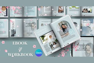 design custom printable planner, journal, workbook, lookbook, journal checklist