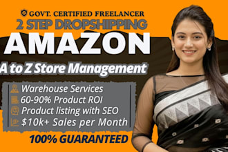 manage your amazon fbm 2 step dropshipping store a to z