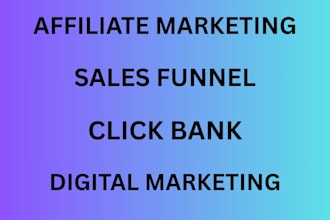 click bank affiliate marketing digital marketing sale funnel