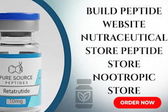 build peptide website nutraceutical store peptide store nootropic store