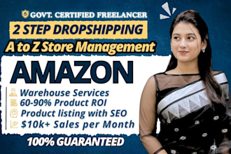 do amazon 2 step dropshipping fbm full store management