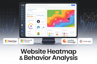 analyze heatmaps and recordings on hotjar, clarity, lucky orange, crazy egg, etc