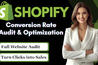 boost shopify sales with conversion rate optimization shopify store SEO audit