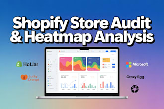 analyse your shopify store heatmaps and provide a full store audit