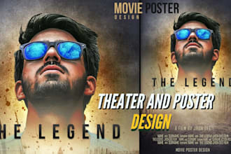 design attractive modern theatre poster playbills brochures, flyer in 24hours