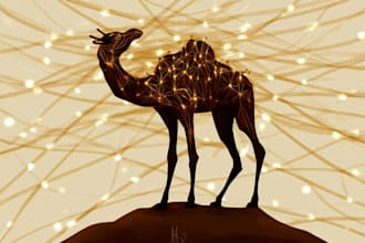create stylized fantasy portraits for books and games