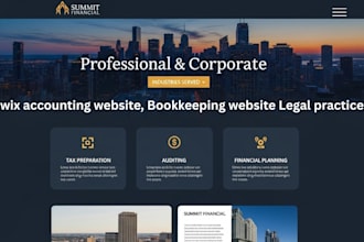 build wix accounting website wix bookkeeping website legal practice websites