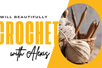 create a beautiful custom crochet or knitting pattern for you