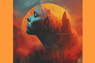 design a professional album cover art or music cover artwork