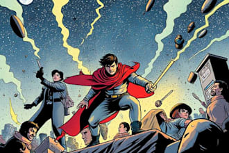 design characters and comic books