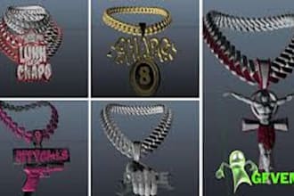 create professional custom chain o jewerly gta5 fivem qbcore  kuttes for fivem