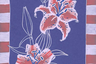 draw a botanical sketch